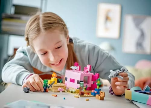 Kit De Construcción Lego Minecraft La Casa-ajolote 21247 3+ Cantidad de piezas 242.