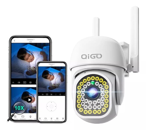 Cámara Seguridad Wifi Exterior Inalámbrica 1080p Vigilancia.