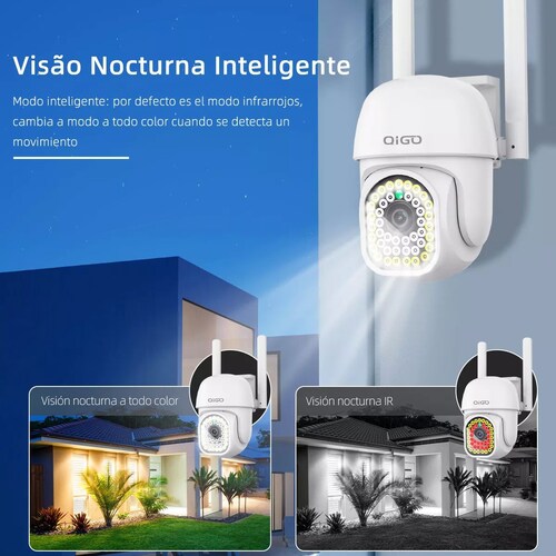 Cámara Seguridad Wifi Exterior Inalámbrica 1080p Vigilancia.