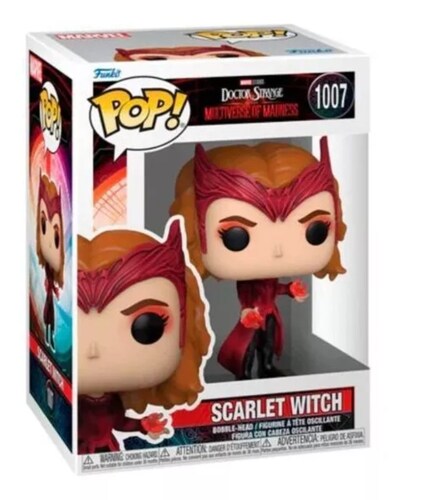 Figura De Accion Scarlet Witch 1007 En Doctor Strange Multiverse Of Madness Funko Pop.