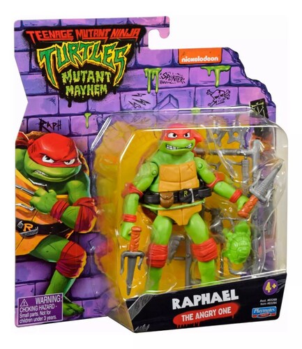 Figura De Acción Bandai Tortuga Ninja Raphael 3.