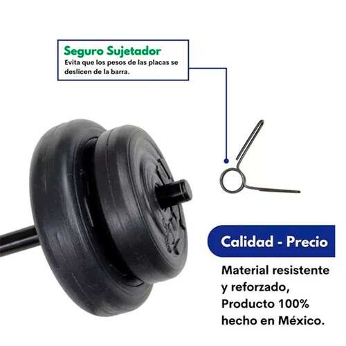 Set 80 LB con barra z.