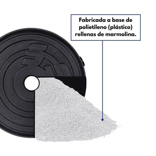 Set 80 LB con barra z.