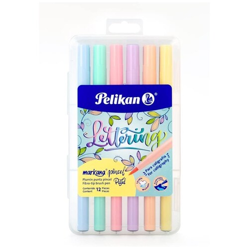 Pelikan Lettering, Marcadores Punta Pincel, 24 Colores