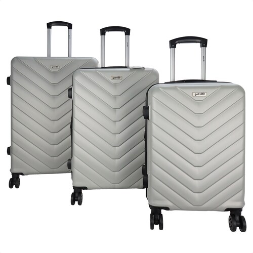 Samsonite Equipaje con ruedas giratorias rígidas, plateado, Equipaje con  ruedas giratorias rígidas