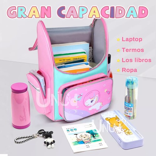 Mochila Infantil Dinosaurio Caballito Para Niños Niñas Escolar Primaria 