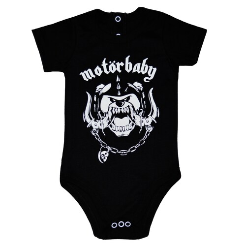 El pañalero más metalero para bebés rockeros