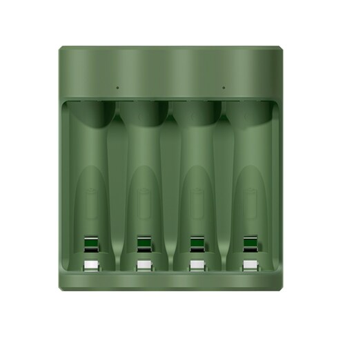 Cargador de pilas recargables GP USB con 4 piezas AA 2100mAh