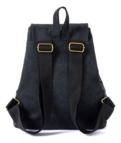 Mochila Escolar Antirrobo Para Mujer Mochila De Lona Impermeable color NEGRO.