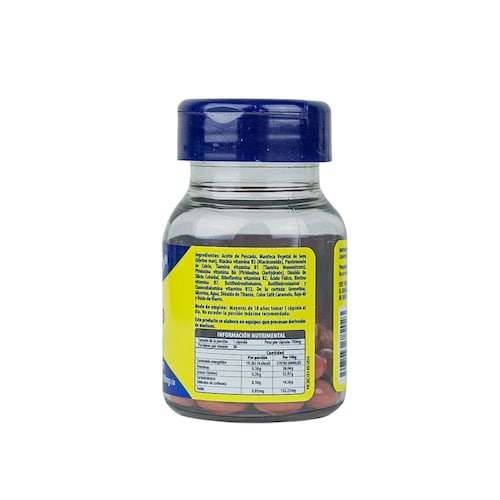 Naturagel | Complejo B con Omega 3 | Nutrición Cerebral y Energía Sostenida