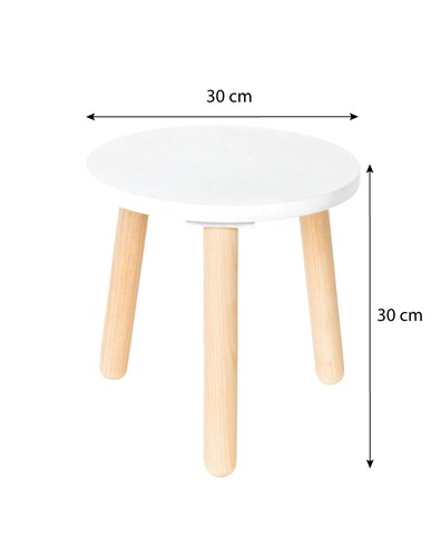 Banquito De Madera Para Niños | Arcoíris