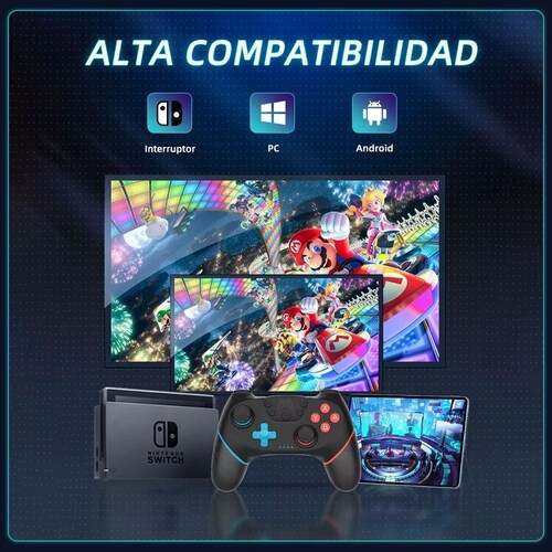 Control Inalámbrico Gamepad Para Nintendo Switch Y Pc