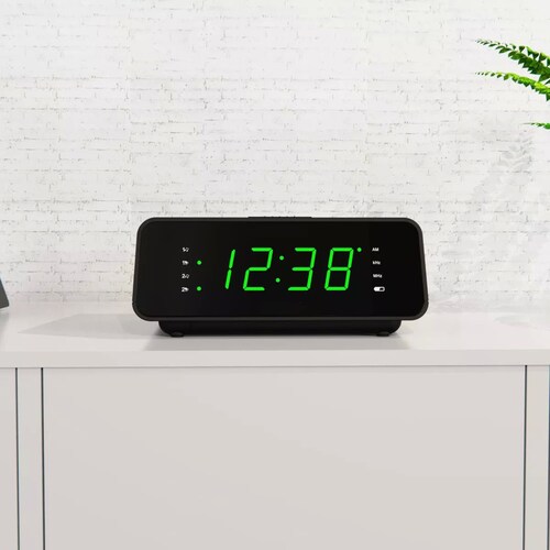 Radio Reloj Fm/am Despertador Digital Para El Dormitorio.