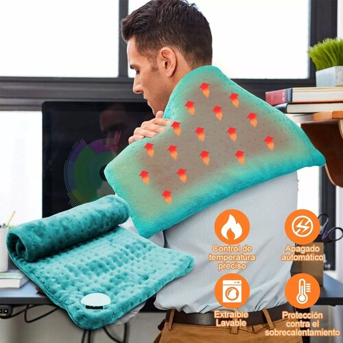 Cojin Electrico Terapia De Calor Dolor Muscular Fisioterapia