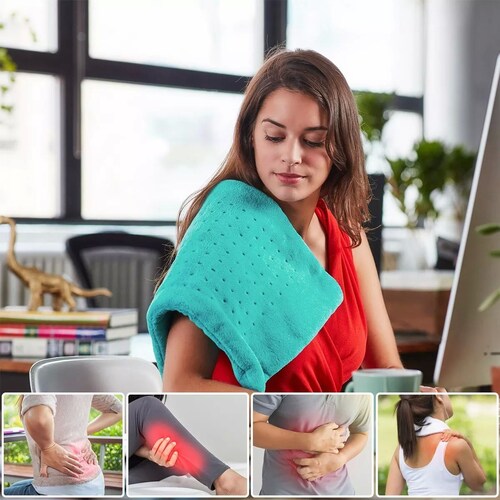 Cojin Electrico Terapia De Calor Dolor Muscular Fisioterapia
