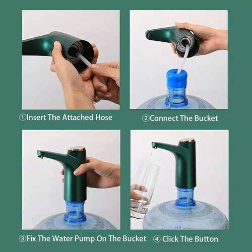 Dispensador De Agua Eléctrico Recargable Inteligente