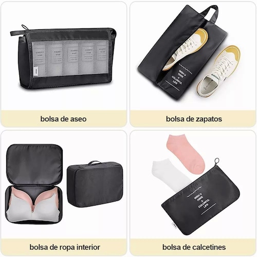 Bolsas Organizador De Maleta Equipaje Para Viaje Impermeable