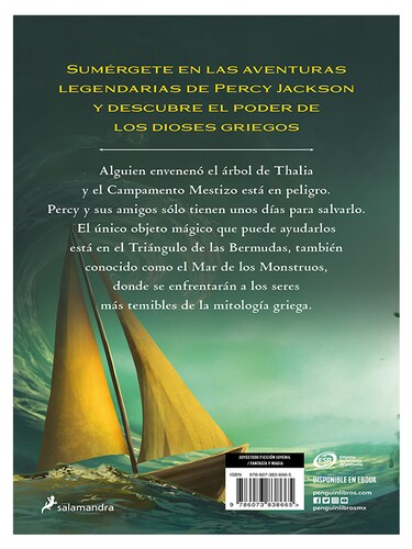 El Mar De Los Monstruos / Percy Jackson Y Los Dioses Del Olimpo / Vol. 2 Autor Riordan, Rick