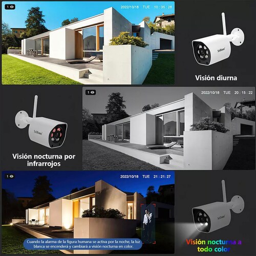 Kit De Camaras Videovigilancia Circuito Cerrado+ Disco 500gb