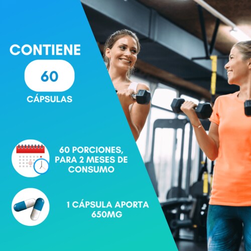 Cla Cápsulas. 600mg De Ácido Linoleico Conjugado. Suplemento Vegano. 60 Caps