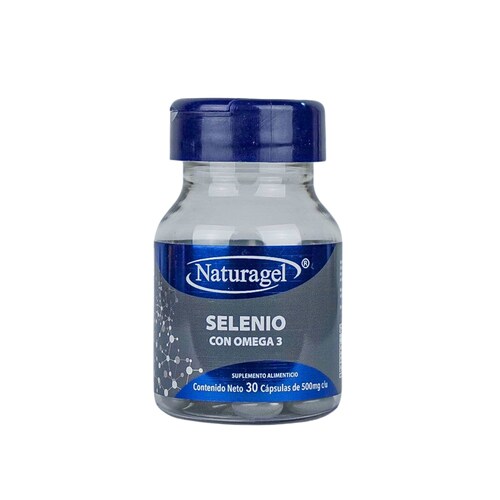 Naturagel | Selenio con Omega 3 | Protección Antioxidante y Soporte Tiroidal