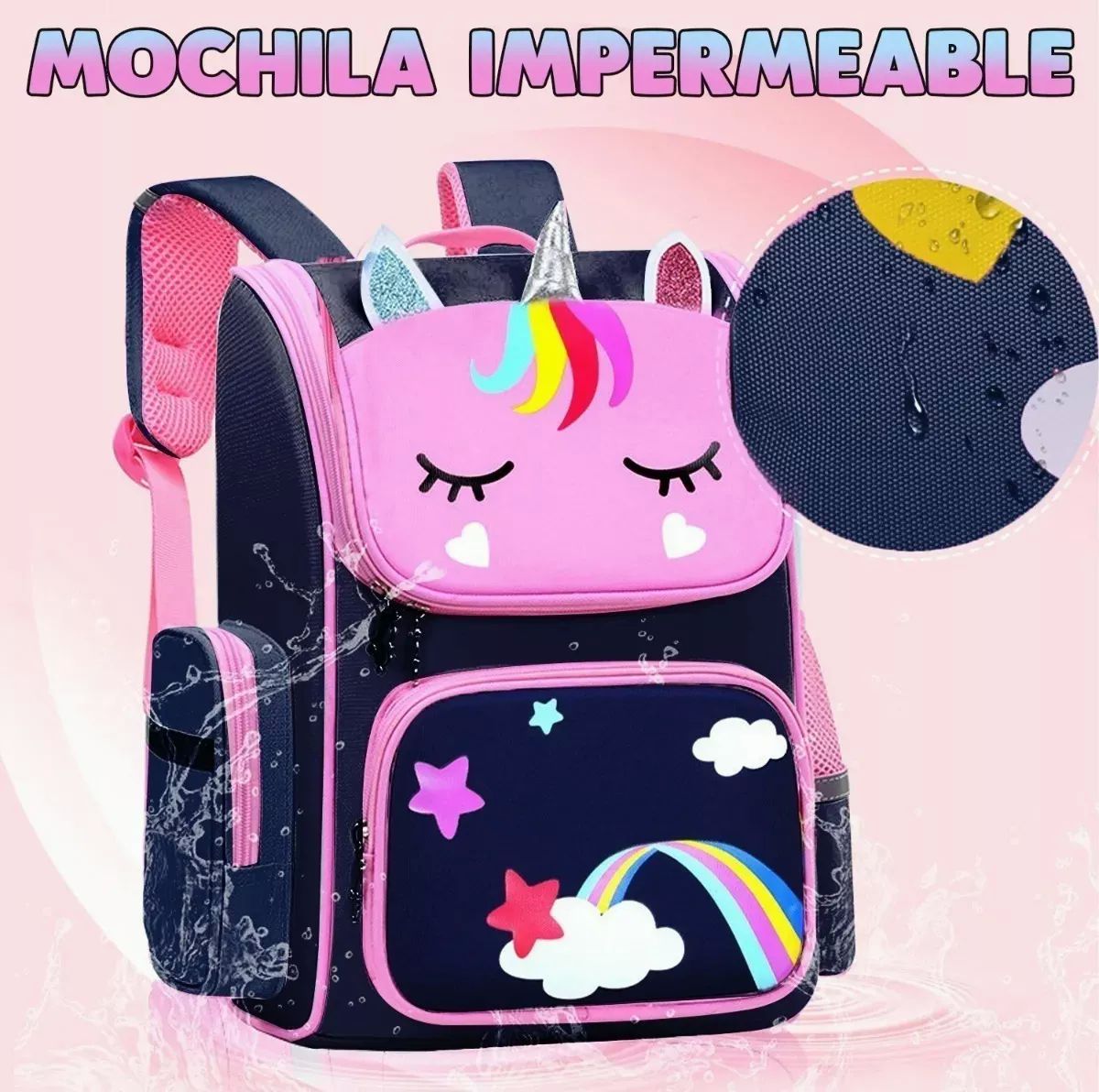 Mochila de cheap unicornio para jardin