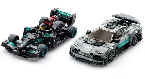Kit Lego Mercedes Amg F1 W12 E Y Amg Project One 76909 Cantidad de piezas 564