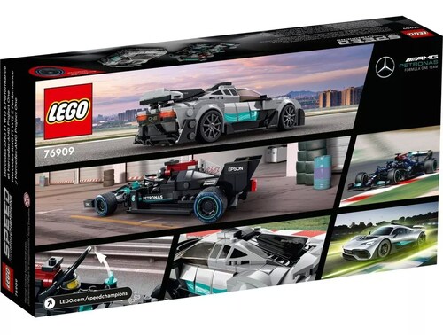 Kit Lego Mercedes Amg F1 W12 E Y Amg Project One 76909 Cantidad de piezas 564
