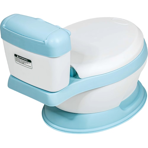 Bacinica Bañito Entrenador Niños Baño Asiento Acojinado Azul