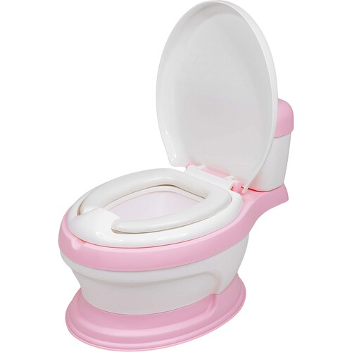 Bacinica Bañito Entrenador Niños Baño Asiento Acojinado Rosa