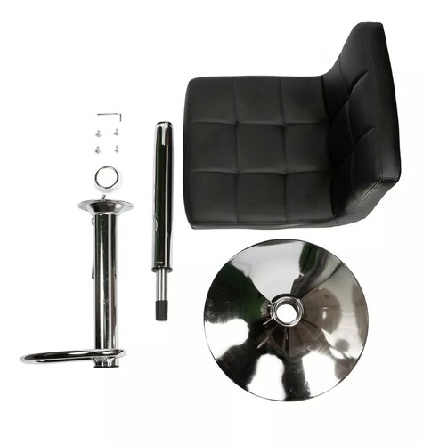 Banco De Cocina O Barra Negro Banco Alto Desayunador Set X2