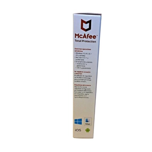 ANTIVIRUS MCAFEE TOTAL PROTECTION 10 US.