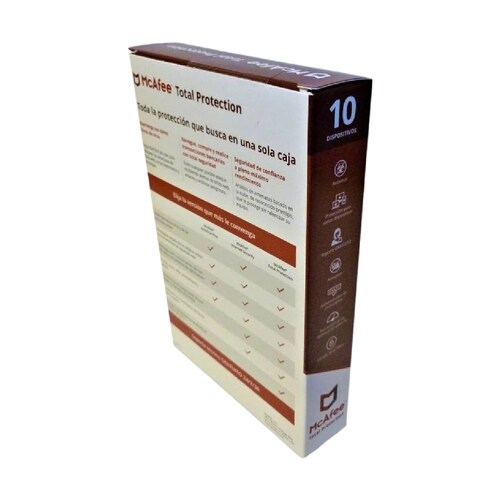 ANTIVIRUS MCAFEE TOTAL PROTECTION 10 US.