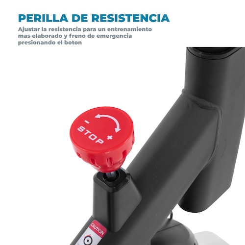 Altera Bicicleta Fija Spinning de 5 niveles de asiento con pantalla LCD con bluetooth para hacer ejercicios en casa