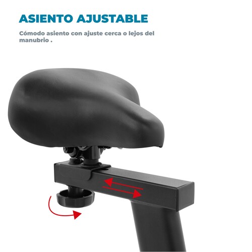 Altera Bicicleta Fija Spinning de 5 niveles de asiento con pantalla LCD con bluetooth para hacer ejercicios en casa