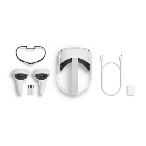 Meta Quest 2 Advanced Kit Lentes de Realidad Virtual 128GB Blanco