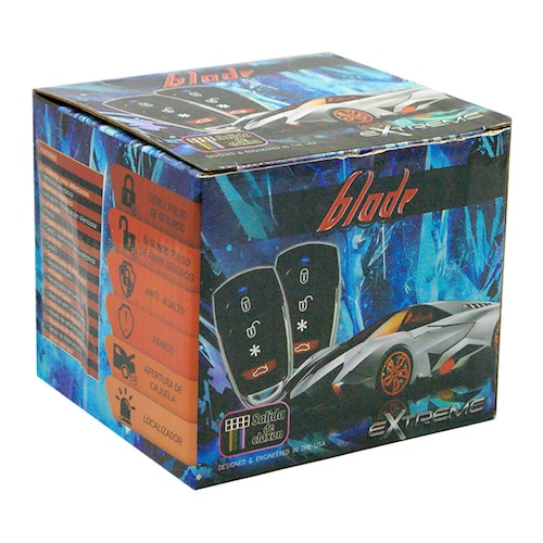 Alarma Auto Extreme Blade Carros Combo Con 2 Actuadores.