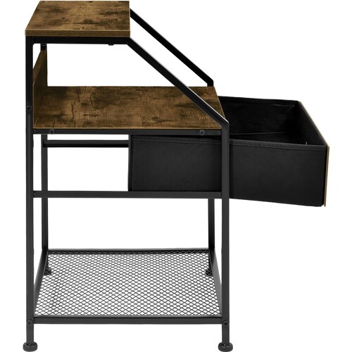 Mueble Buro Comoda Mesa Noche Balda 1 Cajon Moderno Cafe
