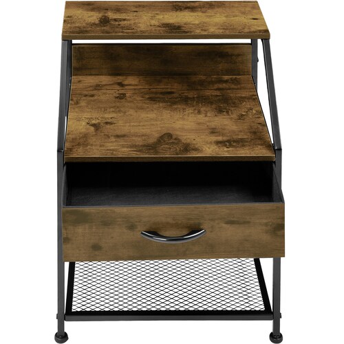 Mueble Buro Comoda Mesa Noche Balda 1 Cajon Moderno Cafe