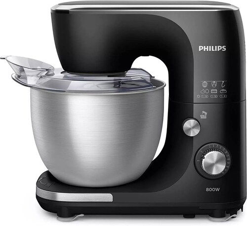 Batidora de pedestal Philips 7000 Series HR7922 negra 127 V.