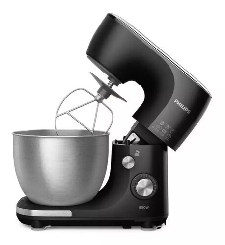 Batidora de pedestal Philips 7000 Series HR7922 negra 127 V.