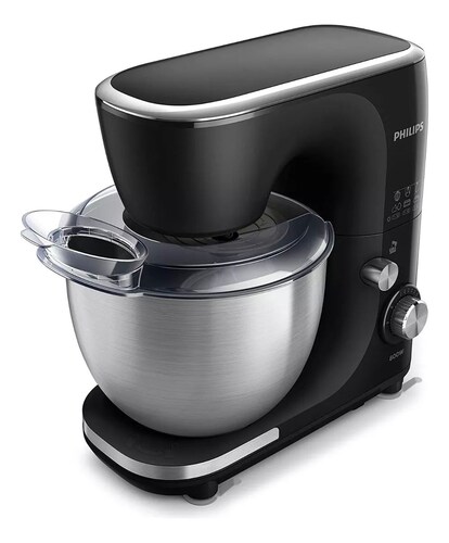 Batidora de pedestal Philips 7000 Series HR7922 negra 127 V.