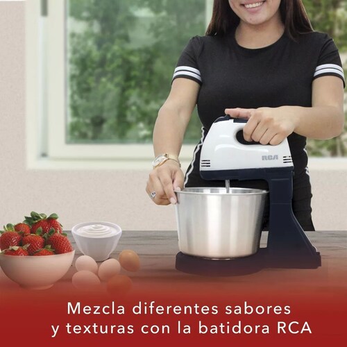 Rca Batidora De Pedestal 2 En 1 Rc-67ss Color Gris.