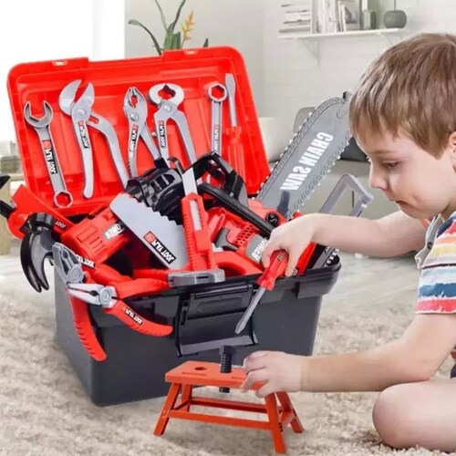 Kit De Herramientas De Reparación De Juguete Para Niños.