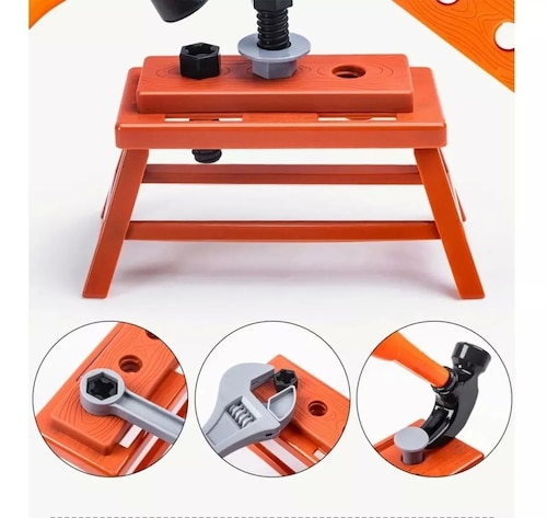 Kit De Herramientas De Reparación De Juguete Para Niños.