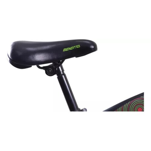 Bicicleta City Rider R20 1v. Niño Acero Negro/rojo Benotto