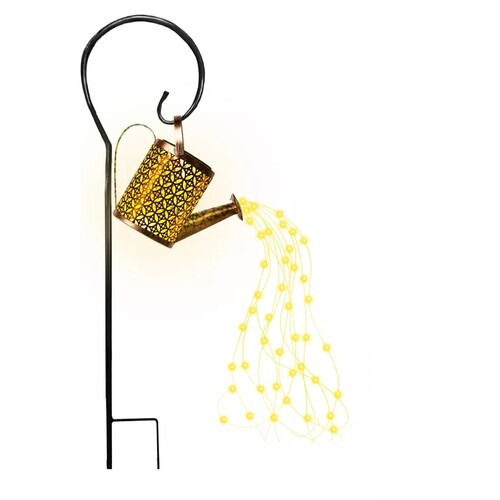 Lámpara Solar Decorativa Impermeable Para Jardín Exterior Amarillo