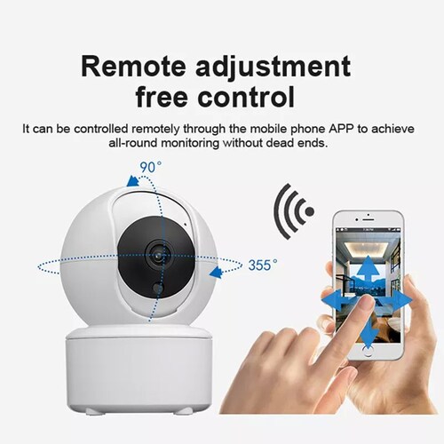Cámara Inteligente Icsee 3mp Con Wifi Y Control Por App.