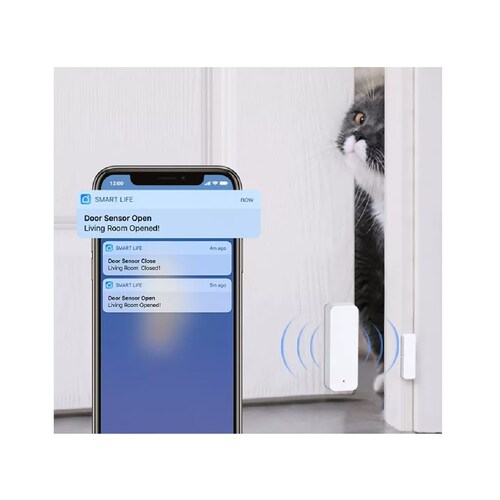 Sensor / Alarma Wifi Para Puerta O Ventana Tuya Alexa Google