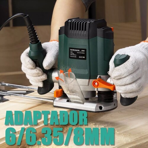 Touro Router Router Teeno 60085 1200w 110v Con 12 Accesorios